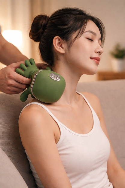 Hand-Shaped Trapezius Massager