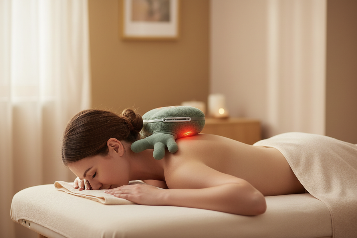 Hand-Shaped Trapezius Massager